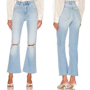 Rolla’s Dusters Bootcut Crop Distressed Jeans